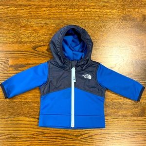 The North Face Baby Boys Hooded Zip Up, size 0-3 Months